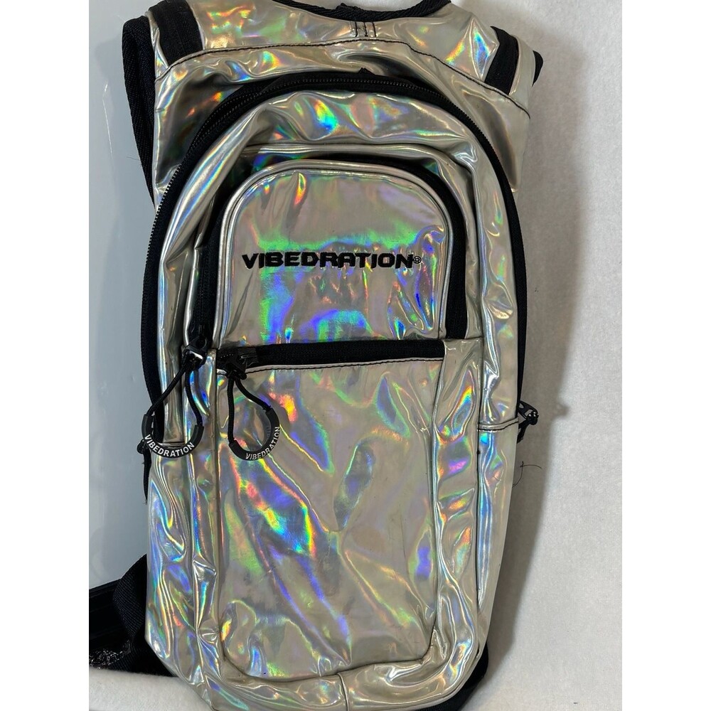 Vibedration Holographic Hydration Pack Backpack